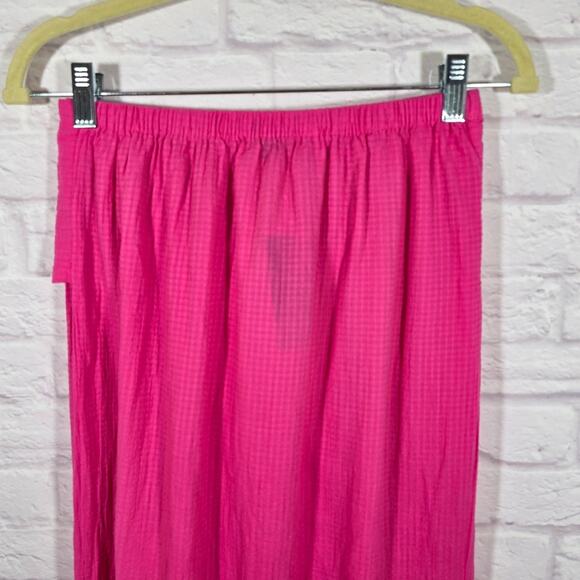 MS J.Crew Strapless Bow Front Cover Up Dress NWT Women Sze XS Neon Flamingo Pink - Picture 5 of 10